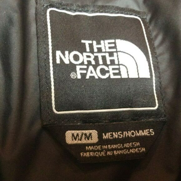 The North Face Mens Nuptse 700 Red Black Puffer Jacket Goose Down Insulated Medi - Picture 9 of 14